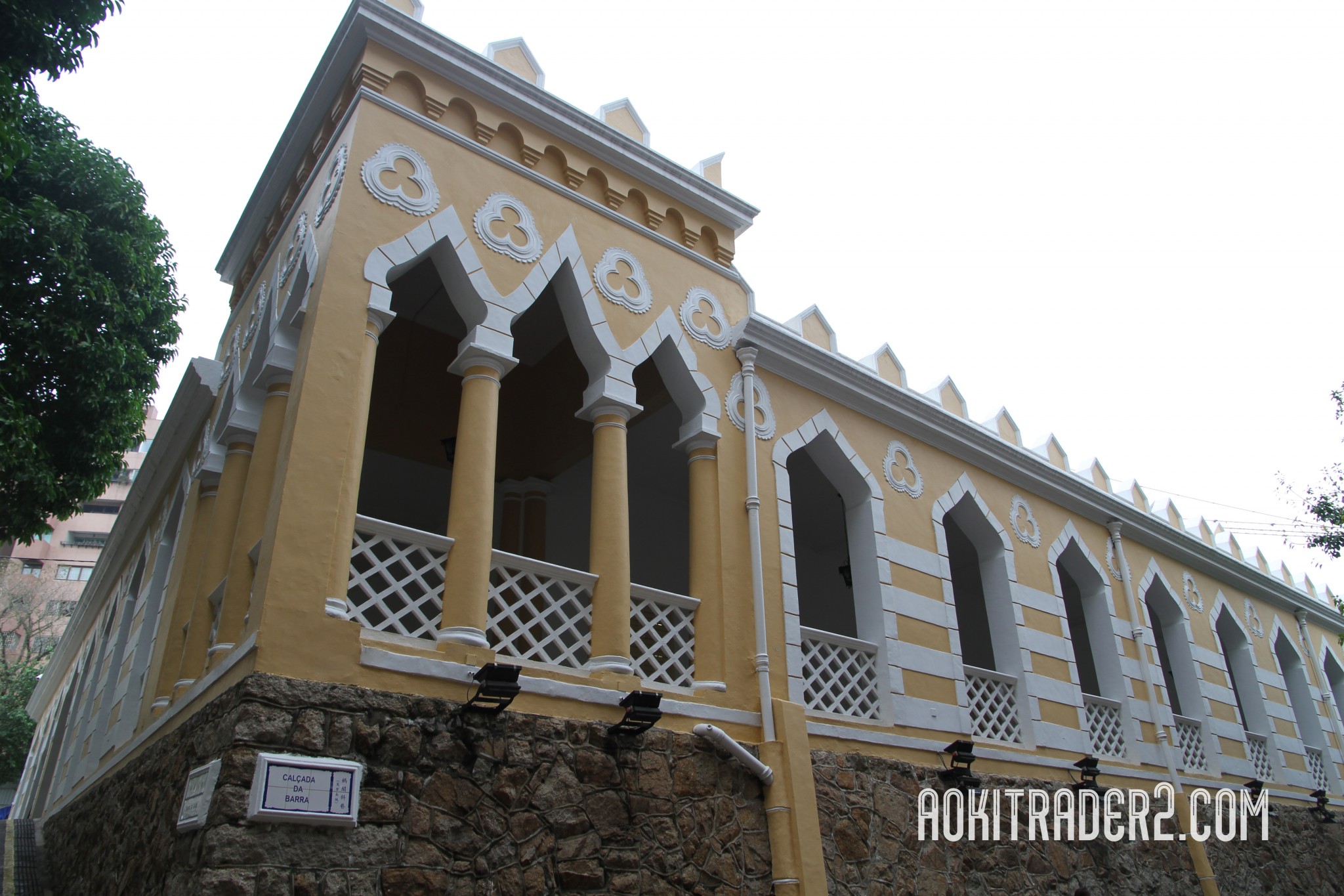 マカオの港務局大楼(Moorish Barracks)