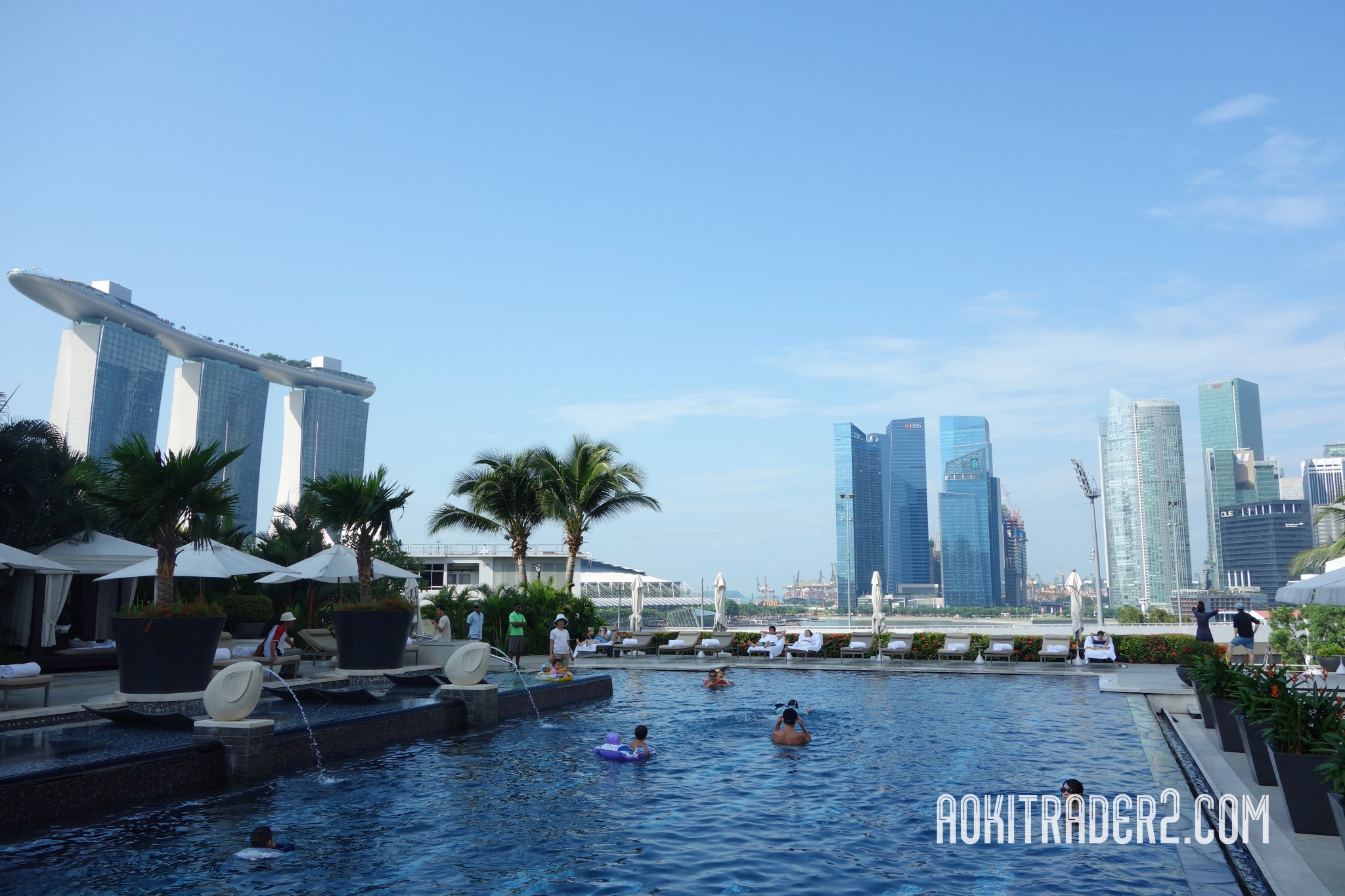マンダリンオリエンタルシンガポールのプール